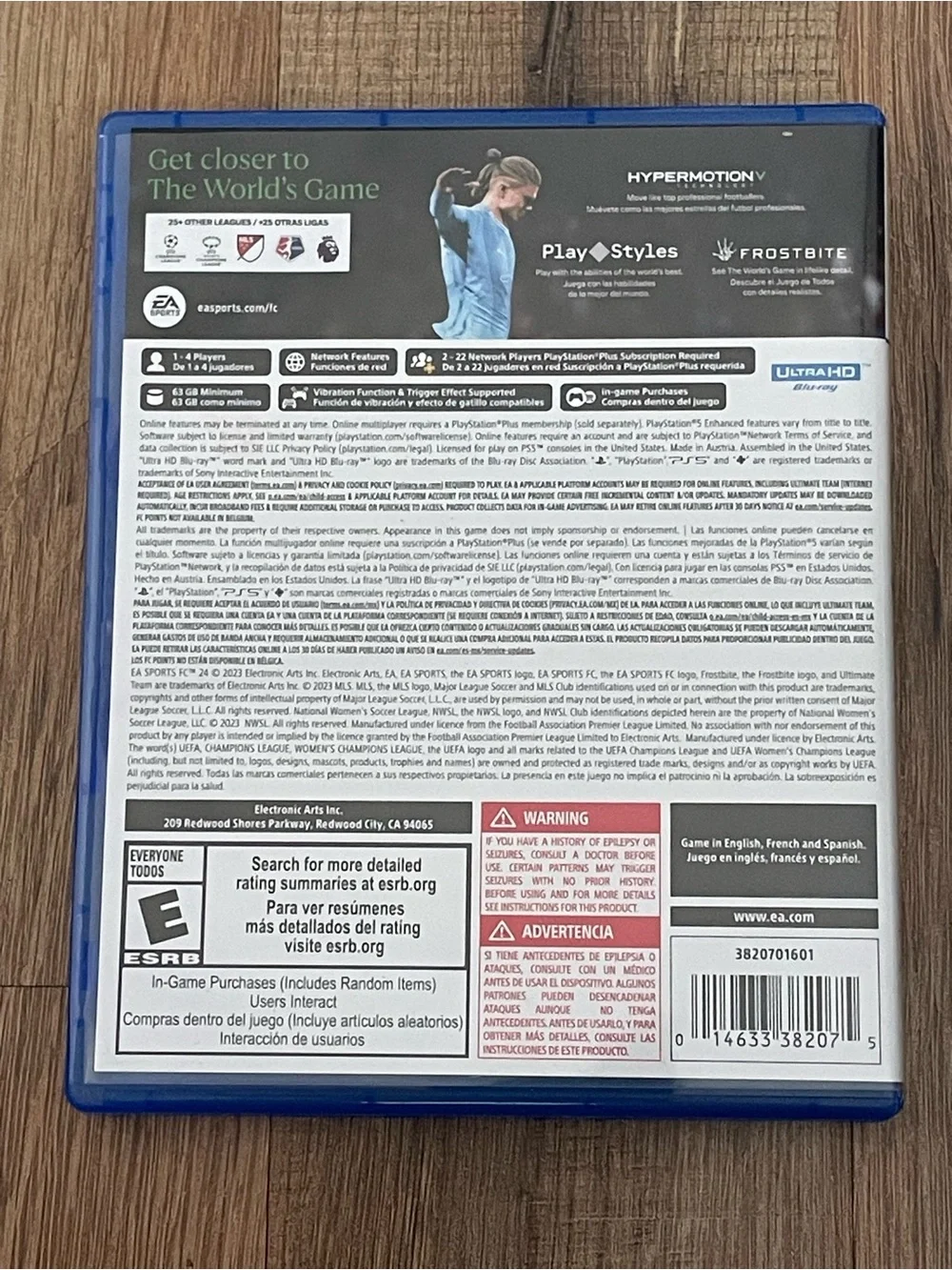 FC 24 (Sony PlayStation 5, 2024) EA Sports Tested Working
